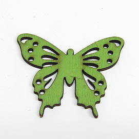 Streuteil Schmetterling 38mm hellgrün